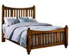 Maple Road Poster Slat Bed in an Antique Amish finish
