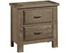 Maple Road Nightstand in a Weather Gray finish