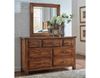 Maple Road Triple Dresser  with mirror