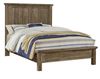 Maple Road Mansion Bed in a Weathered Gray finish