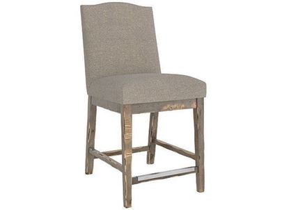 Champlain Rustic Upholstered Fixed Stool:  SNF0310AJA08D24