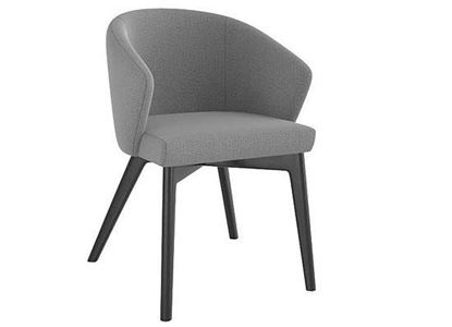 Downtown Mid-century Modern Upholstered Fixed Chair - CNF05139TP05MNA