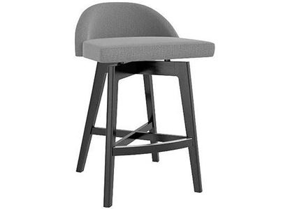 Downtown Mid-century Modern Upholstered Fixed Stool - SNF08138MA05M24