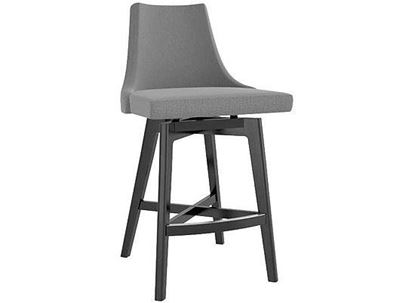 Downtown Mid-century Modern Upholstered Fixed Stool - SNF08141TP05M24