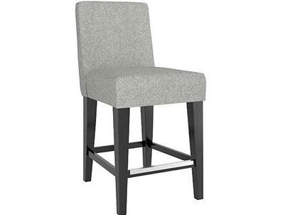Gourmet Transitionnal Upholstered Fixed Stool -SNF0901A7A63M24