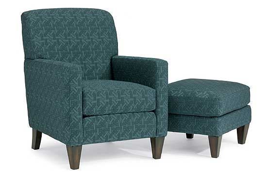 Cute Fabric Chair (0410-10)  and Ottoman (0410-08)