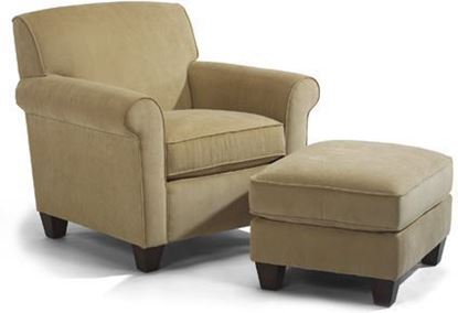 Dana Fabric Chair (5990-10-08) & Ottoman