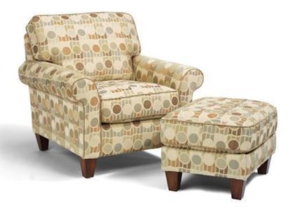 Picture of Westside Fabric Chair & Ottoman