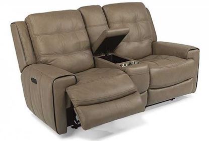 Picture of Wicklow Power Reclining Loveseat with Console