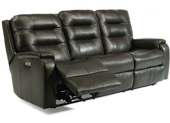 Arlo Power Reclining Leather Sofa (3810-62M) with Power Headrest
