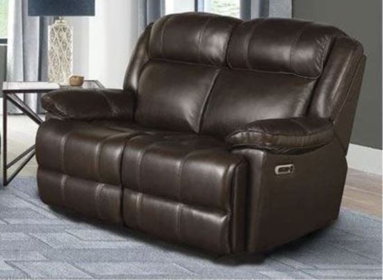 Eclipse - FLORENCE BROWN Power Loveseat (MECL#822PH-FBR) by Parker House furniture