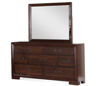 Riata Dresser with Landscape Mirror (75860-75861) from Riverside furniture