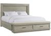 Cascade Queen Panel Upholstered Storage Bed