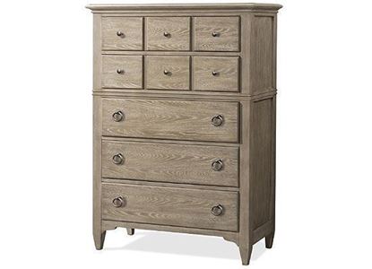 Myra Five Drawer Chest (59465-Natural) by Riverside furniture
