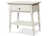 Myra One Drawer Nightstand (59368- Paper White finish) by Riverside furniture