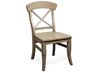 Regan X-Back Side Chair (27457) in a Weathered Driftwood finish by Riverside furniture