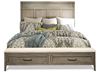 Vogue Panel Bed (46174-46184) with Footboard Storage by Riverside furniture