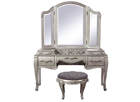 Picture of Rhianna Vanity with Mirror and Stool - 788134