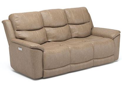 Cade Power Reclining Leather Sofa with Power Headrests 1183-62PH from Flexsteel furniture