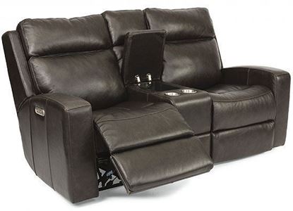 Cody Reclining Loveseat with Console (1820-64PH) by Flexsteel furniture