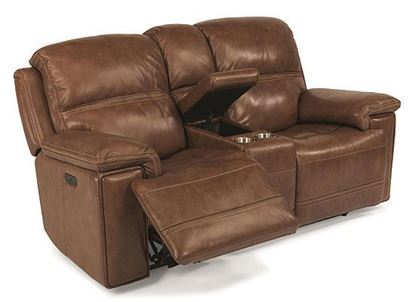 Picture of Fenwick Power Reclining Loveseat with Console 1659-64PH