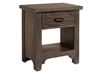 Bungalow Home 1 Drawer Night Stand (740-226)  with a Folkstone finish from Vaughan-Bassett furniture
