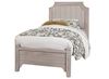 Bungalow Home Upholstered Bed (741-331)  Twin & Full with a Dover Grey finish