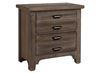 Bungalow Home 2-Drawer Night Stand (740-227) with a Folkstone finish from Vaughan-Bassett Furniture