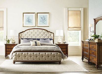 BERKSHIRE BEDROOM COLLECTION - 011-316BR with Upholstered Shelter bed