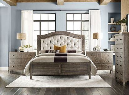 EMPORIUM BEDROOM SUITES with Ingram Upholstered bed from AMERICAN DREW