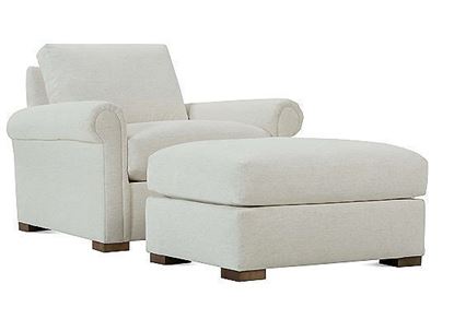 Carmen Chair and Ottoman - Q130-006 from ROWE furniture