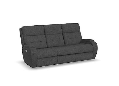 Strait Power Reclining Sofa with Power Headrests - 2906-62H by Flexsteel Furniture