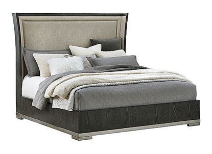 Picture of Pulaski Furniture Bedroom Eve (King) Upholstered Panel Bed - P331-BR-K3