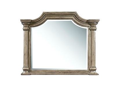 Picture of Garrison Cove Mirror with Shaped Crown Molding - P330110