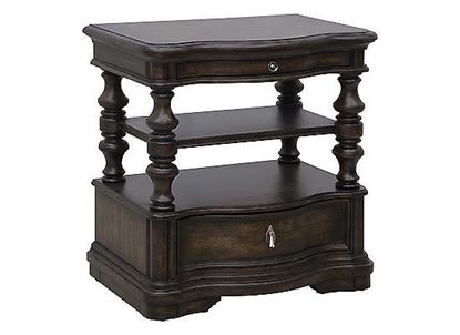 Picture of Cooper Falls One-Drawer, 2-Shelf Open Nightstand P342142